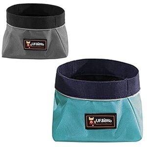 New Collapsible Dog Bowl - 2 Pack Travel Dog Bowl